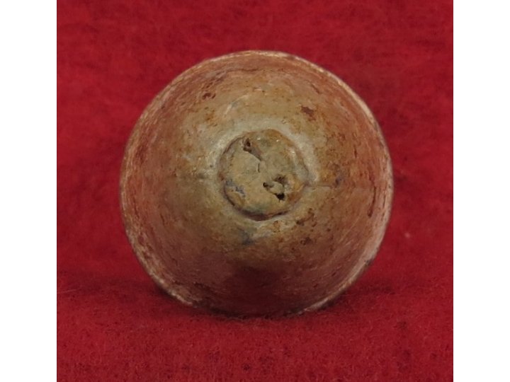 Confederate .71 Caliber Rifled Musket Bullet - Huge