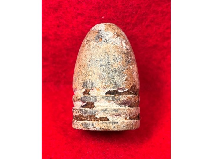 Confederate .71 Caliber Three Ring Bullet - Huge