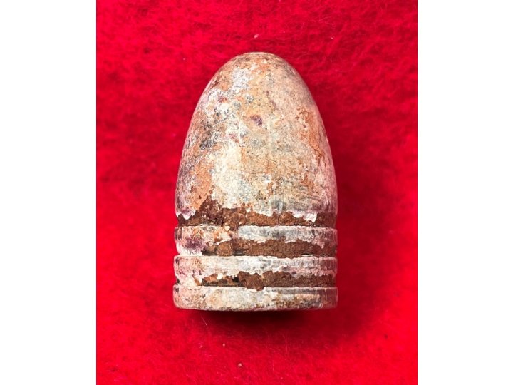 Confederate .71 Caliber Three Ring Bullet - Huge
