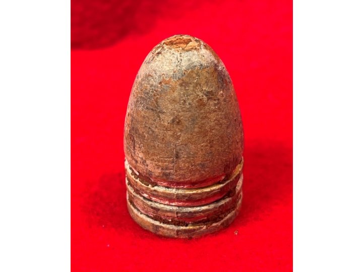Confederate .71 Caliber Three Ring Bullet - Huge