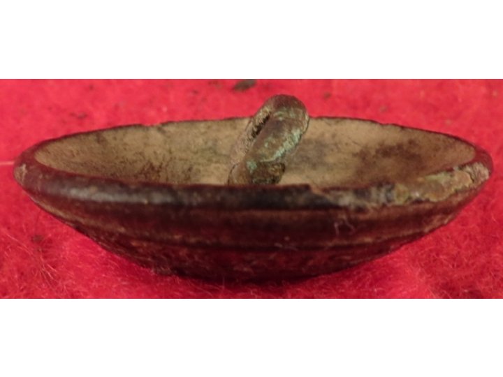 Pre-Civil War Virginia Militia Coat Button - "Soup Bowl" Published