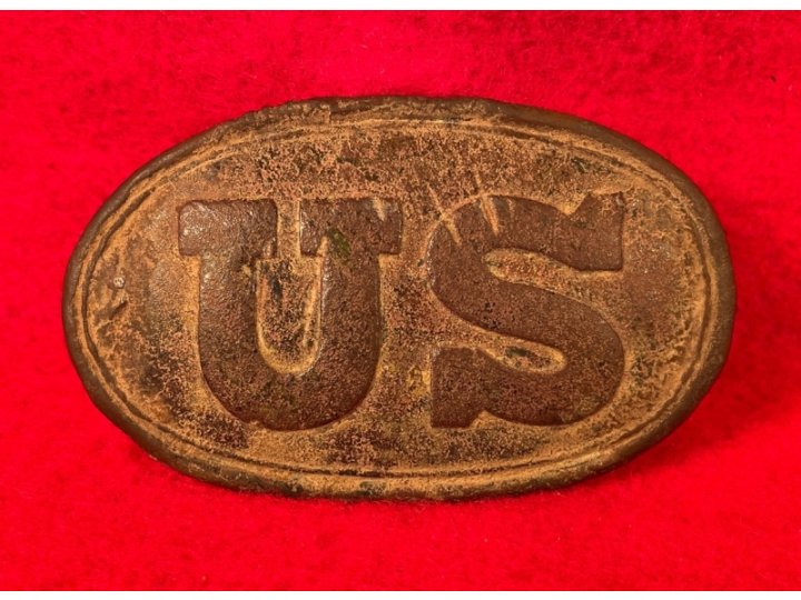 US Belt Buckle - Rare Medium Size - Restored