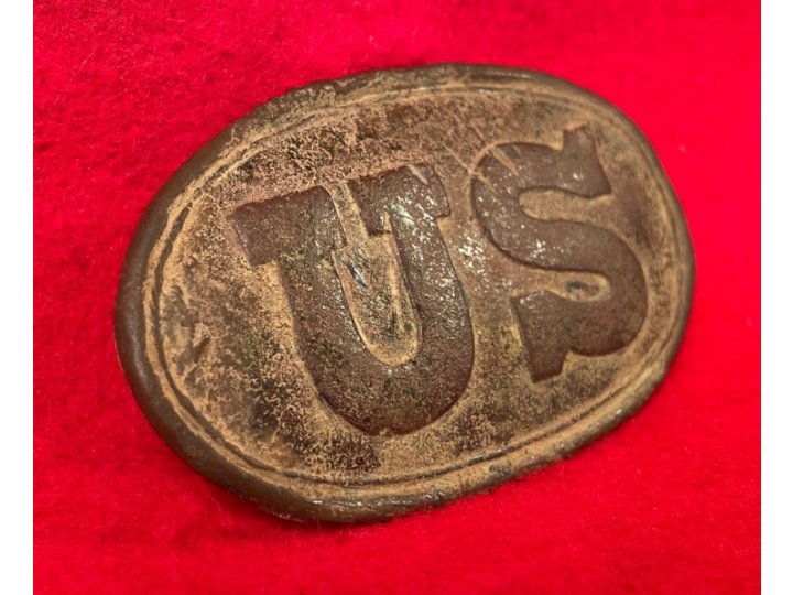 US Belt Buckle - Rare Medium Size - Restored