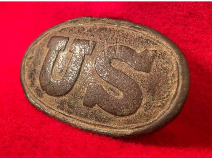 US Belt Buckle - Rare Medium Size - Restored