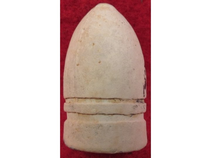 Confederate .69 Caliber "Shallow Base" Gardner Bullet