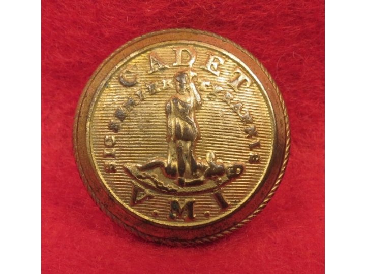 Virginia Military Institute Cadet Button - R & W Robinson 