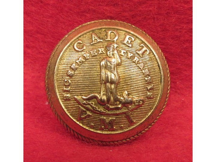 VMI - Virginia Military Institute Cadet Button - R & W Robinson 