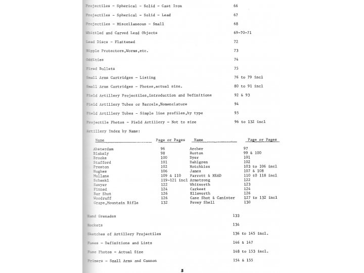 Civil War Projectiles Small Arms & Field Artillery II - Rare 1st Edition