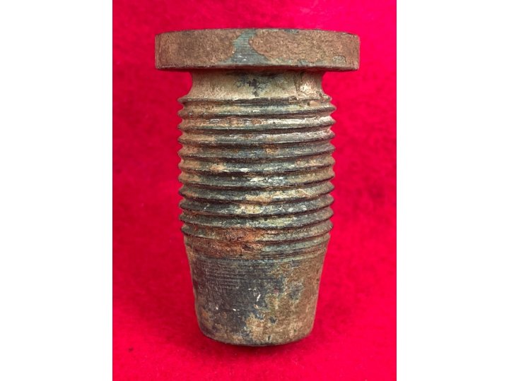 Confederate Time Fuze Adaptor for Rifled Projectile