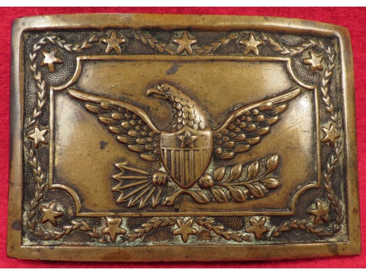 Militia Panel Waist Belt Plate, ca. 1845-1860