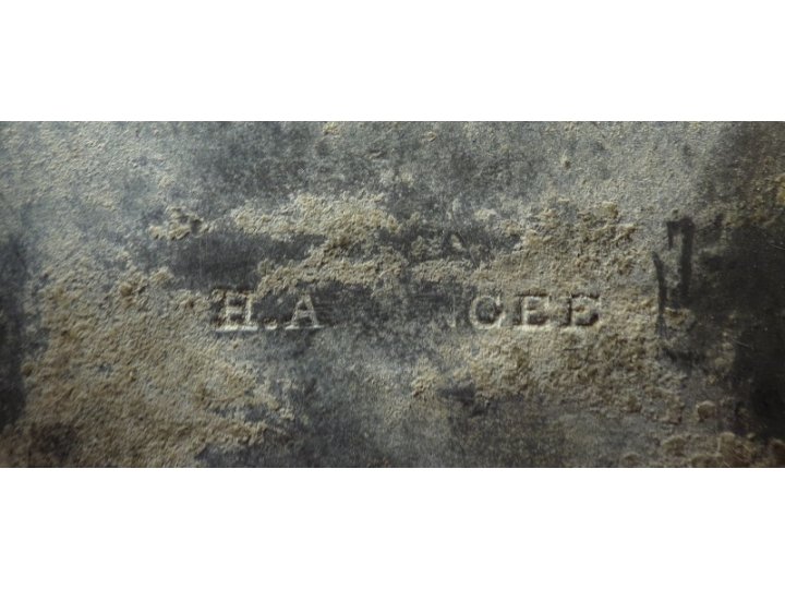 Eagle Plate Marked H. A. DINGEE