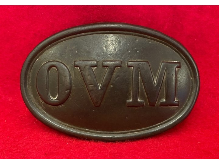 Ohio Volunteer Militia Belt Buckle - OVM - Premium Quality