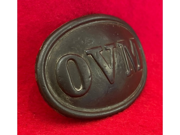Ohio Volunteer Militia Belt Buckle - OVM - Premium Quality