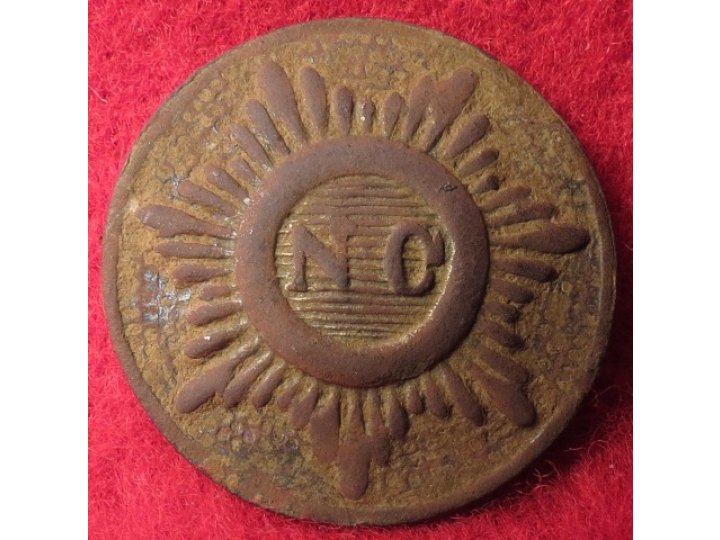 North Carolina "Sunburst" Coat Button