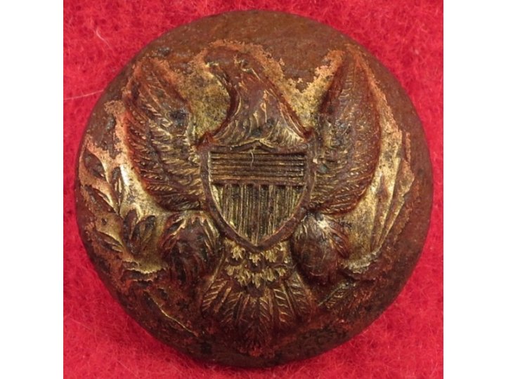 Federal General Service Eagle Button with Brass Ring