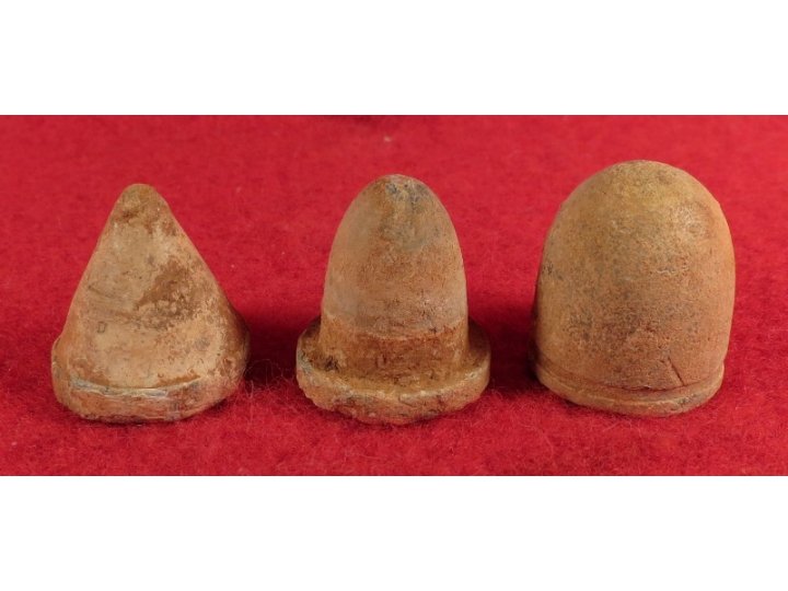 .58 Caliber Three-Piece Shaler Bullet - Short Round Nose Type