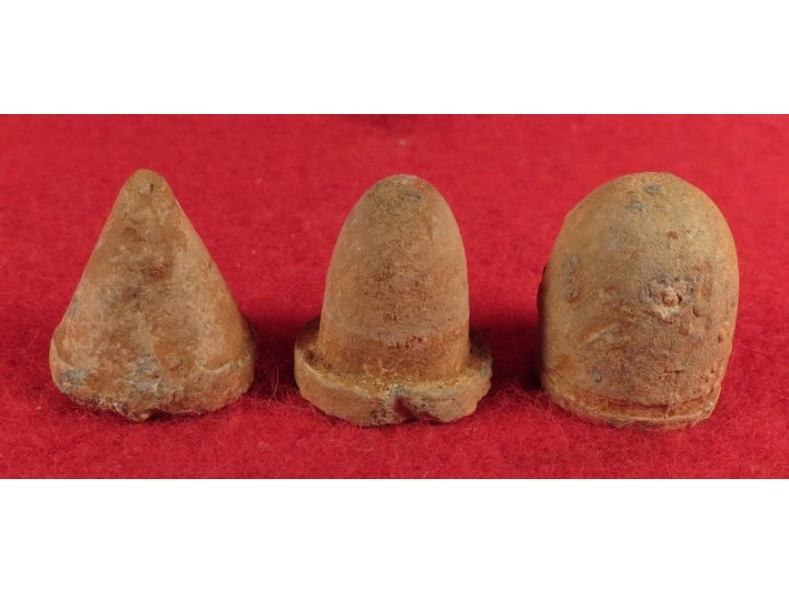 .58 Caliber Three-Piece Shaler Bullet - Short Round Nose Type