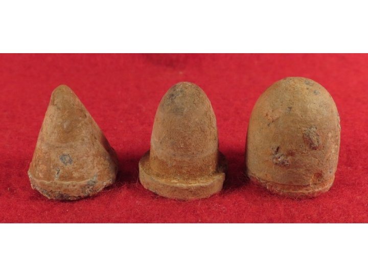 .58 Caliber Three-Piece Shaler Bullet - Short Round Nose Type