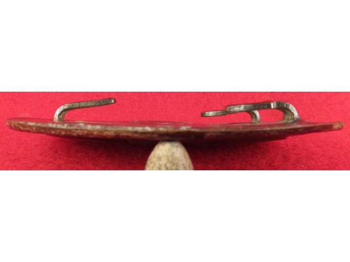 US Belt Buckle - Carved Initials "WRP" - John A. Marks Collection - Documented and Published