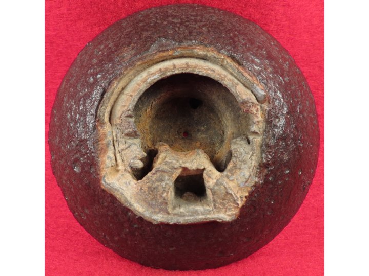 Confederate 12 Pounder Case-Shot Fragment with Bormann Fuze