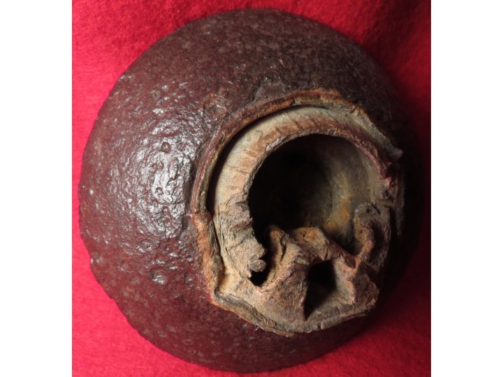 Confederate 12 Pounder Case-Shot Fragment with Bormann Fuze