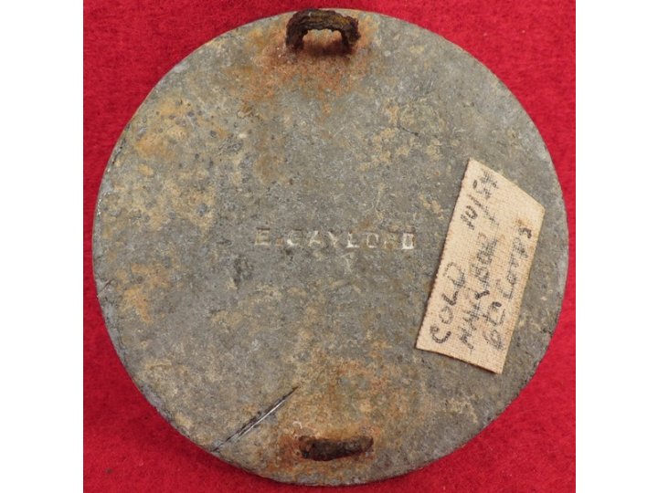 Eagle Plate - Stamped "E. GAYLORD"
