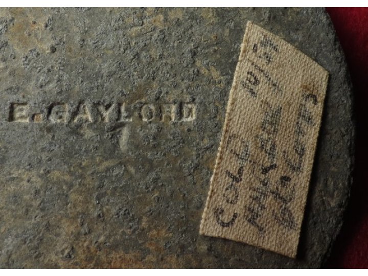 Eagle Plate - Stamped "E. GAYLORD"
