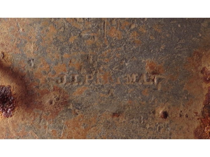 Eagle Plate - Manufacturer Marked "J. I. PITTMAN" 