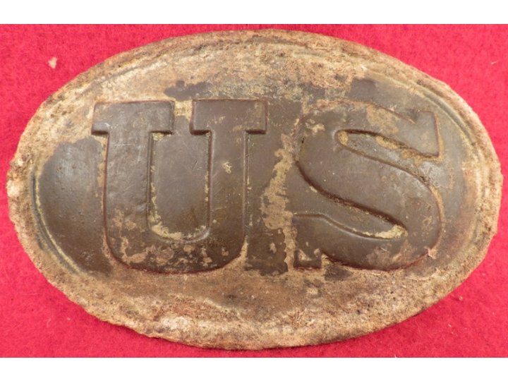 US Belt Buckle - Maker and Inspector Marked