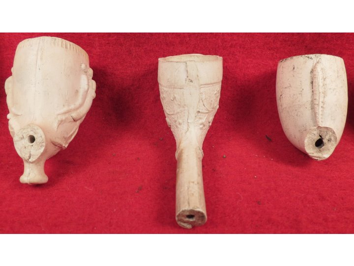 Seven Clay Pipe Bowls 