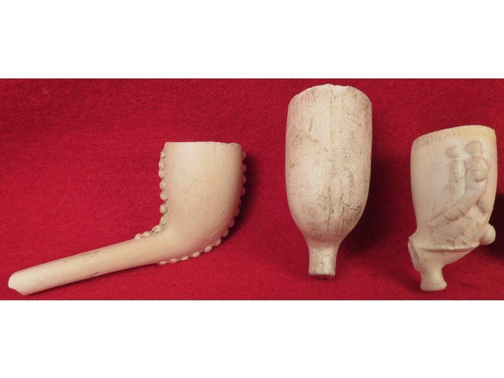 Seven Clay Pipe Bowls 