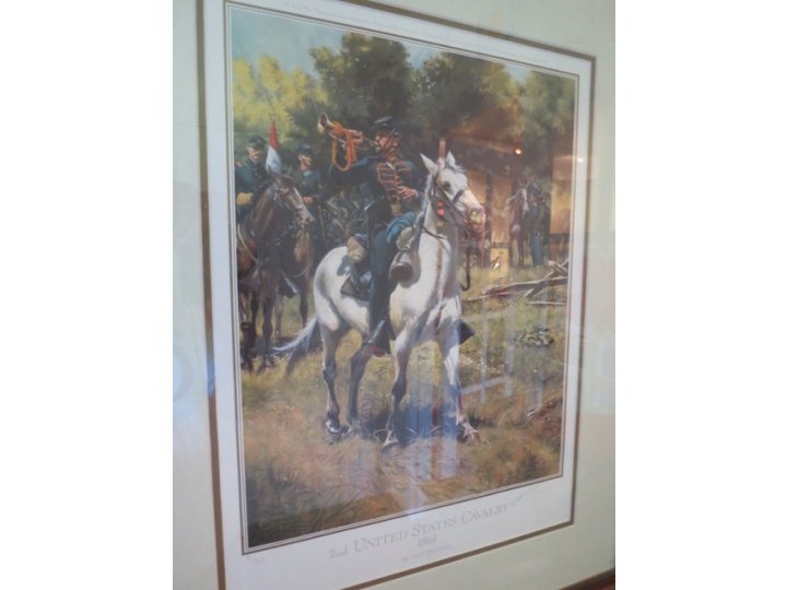 2nd United States Cavalry 1861 Framed Print - Don Troiani 