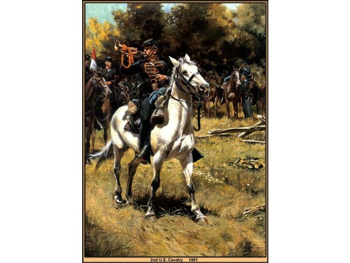 2nd United States Cavalry 1861 Framed Print - Don Troiani 