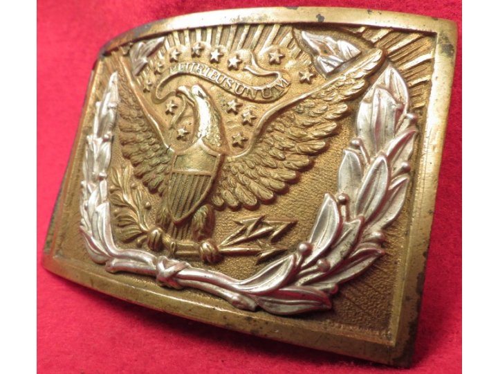 Federal Sword Waist Belt Buckle - Bench Numbered "896"