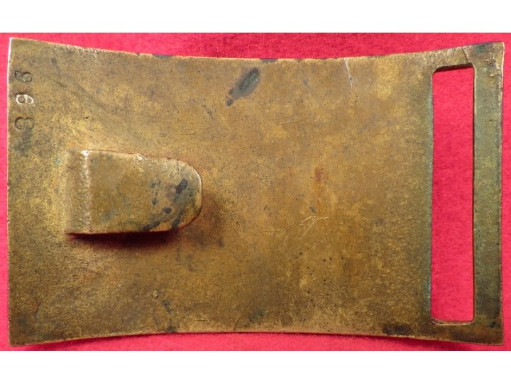 Federal Sword Waist Belt Buckle - Bench Numbered "896"