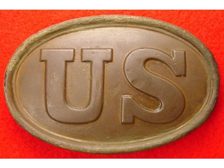 US Cartridge Box Plate - Marked "E. GAYLORD" 