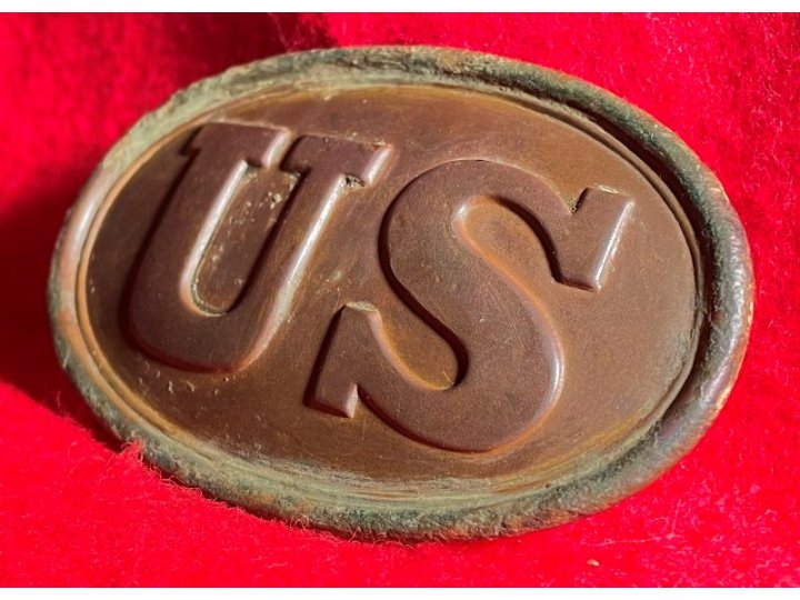 US Cartridge Box Plate - Marked "E. GAYLORD" 