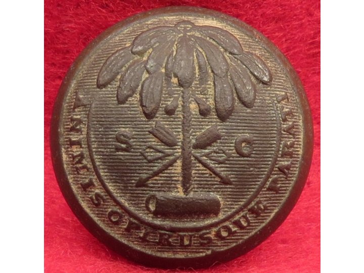 South Carolina State Seal Coat Button