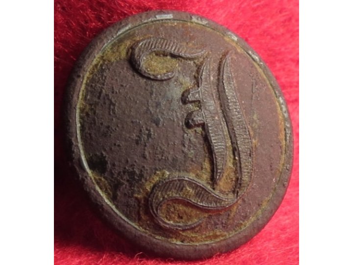 Confederate Infantry Coat Button - "Script I"