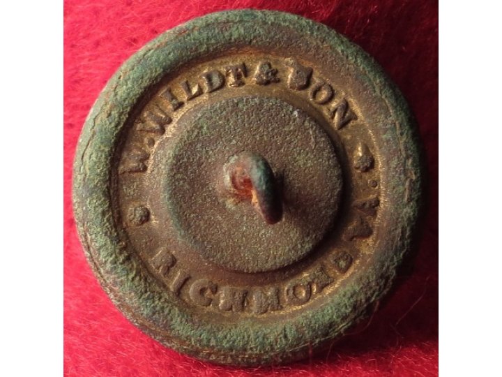 Virginia State Seal Button with Star in Legend