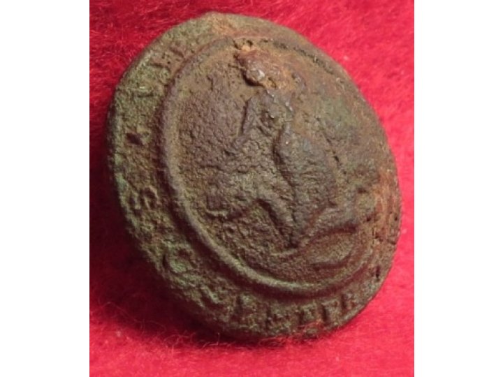 Virginia State Seal Button with Star in Legend