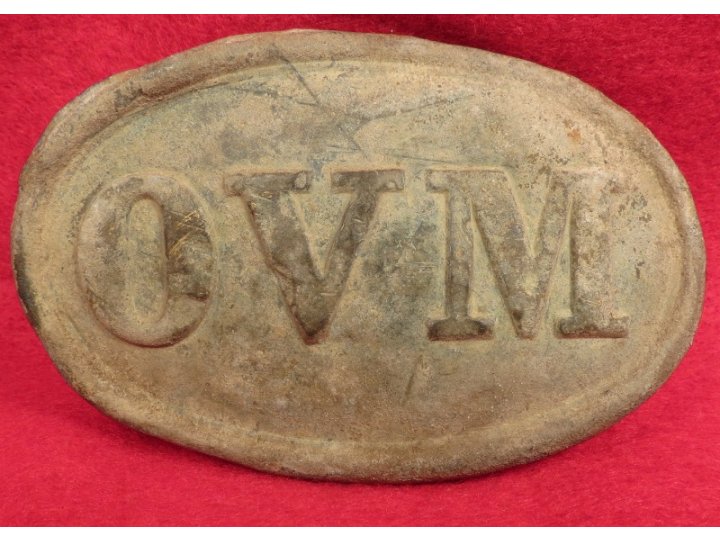 Ohio Volunteer Militia Belt Buckle