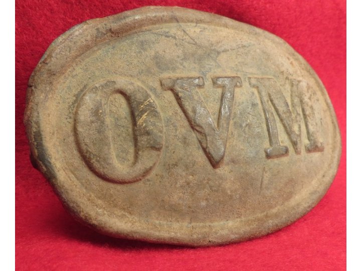 Ohio Volunteer Militia Belt Buckle