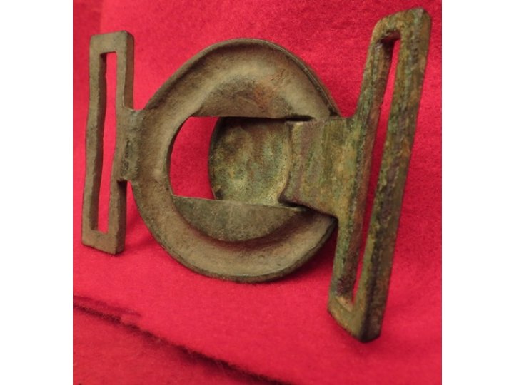 Confederate Wreath for Two-Piece Belt Buckle
