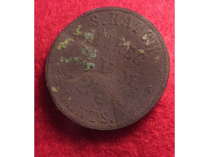 Ohio "S. HATCH / 7th REG / * O.V.M * / 25 CENTS"  Sutler Token