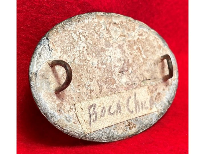 US Cartridge Box Plate - Rare Large Brass Loops - Ohio Troops - High Quality