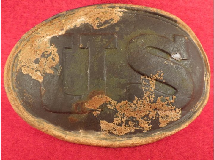 US Belt Buckle - Flat Bottom "U" - 15TH MASS.