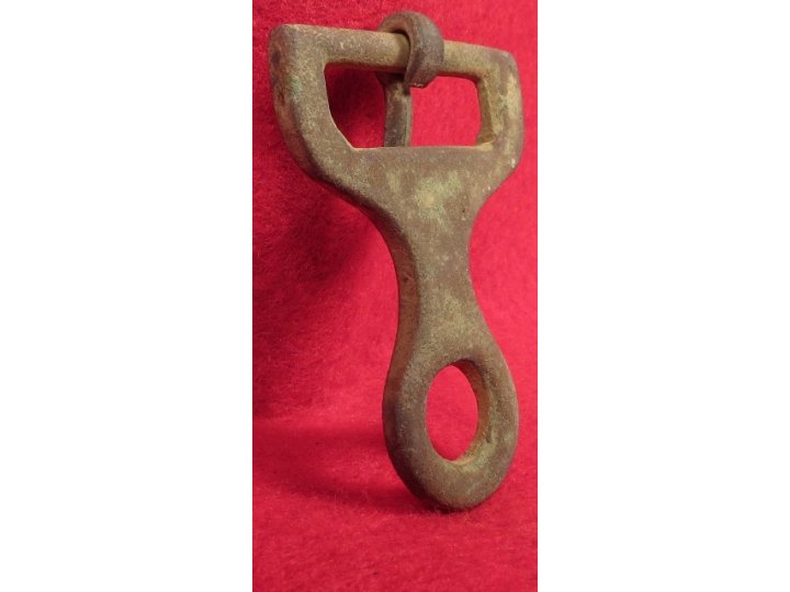 Confederate Isaacs Campbell Knapsack Buckle Portion 