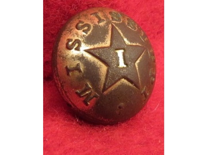 Mississippi Infantry Cuff Button