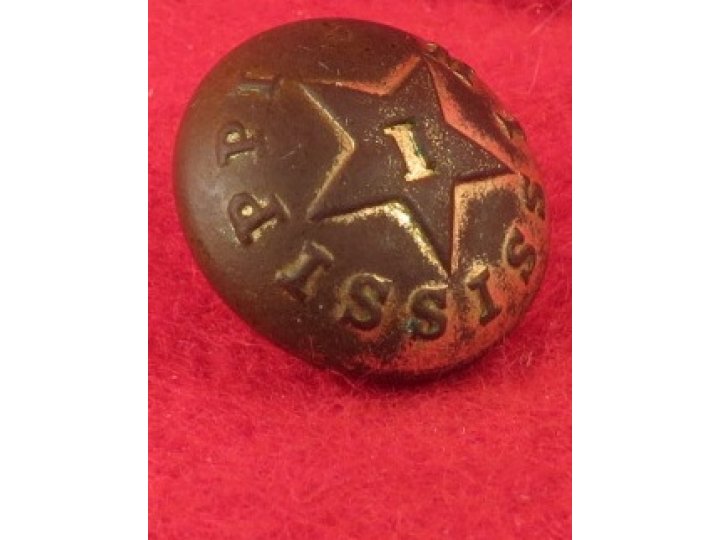 Mississippi Infantry Cuff Button